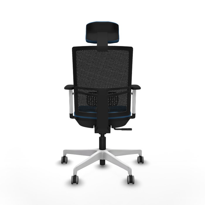 PIQUERAS Y CRESPO Silla de oficina Yunquera con mecanismo Sincro, Azul claro y Negro PIQUERAS Y CRESPO Silla de oficina Yunquera con mecanismo Sincro, Azul claro y Negro