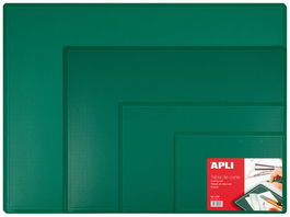 APLI Tabla de corte PVC 450x600x2mm A2 verde