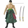 Bandai Figura Anime Heroes - One Piece Zoro Style 3 espadas 17 cm