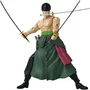 Bandai Figura Anime Heroes One Piece Zoro Style 3 espadas 17 cm con 16 puntos de articulación