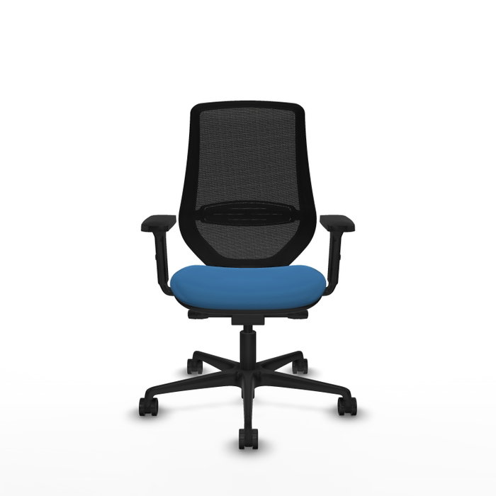 PIQUERAS Y CRESPO Silla de oficina Mardos con mecanismo Sincro/Traslack Azul claro