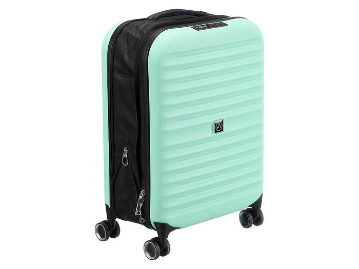 Arte Regal Maleta Plegable con Candado, 37 Litros, Color Turquesa, Dimensiones 40 x 55.5 x 16 cm, 4 Ruedas, Interior Forrado (Set de 3)