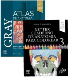 ELSEVIER EDITORIAL Pack Atlas Anatomía 3ª Ed y Cuaderno Anatomía Colorear 3ª Ed