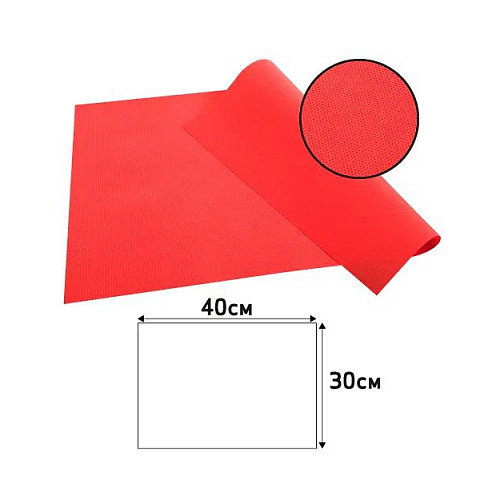 PROnappe Salvamanteles individuales rojos 30 x 40 cm, pack de 100 unidades