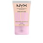 NYX Professional Make Up Base de Maquillaje Bare With Me Blur #01 Pale, 30 ml - Efecto Piel Suave y Radiante