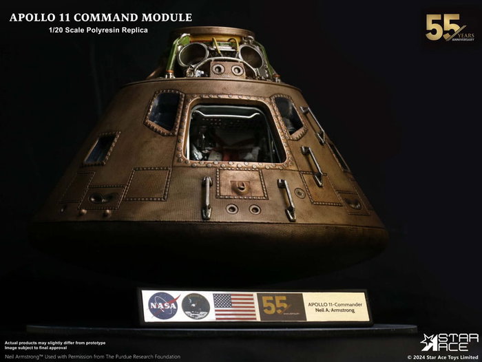 Apollo 11 Réplica 1/20 Command Module (DX) 20 cm