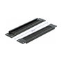 DeLOCK Panel pasacables con cepillo 66287 1U Negro