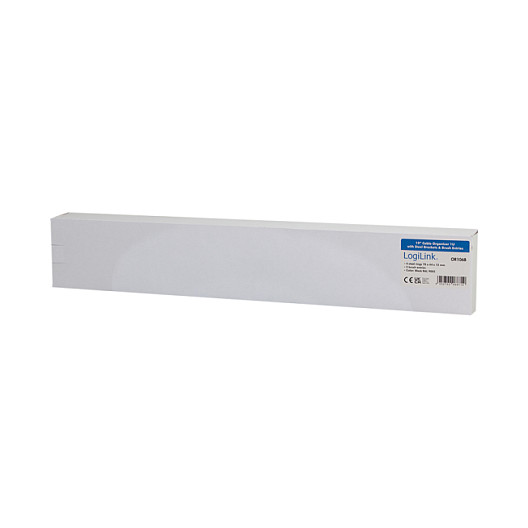 LogiLink Panel de gestión de cables 19 pulgadas 1U con 4 abrazaderas de acero Gris LogiLink Panel de gestión de cables 19 pulgadas 1U con 4 abrazaderas de acero Gris