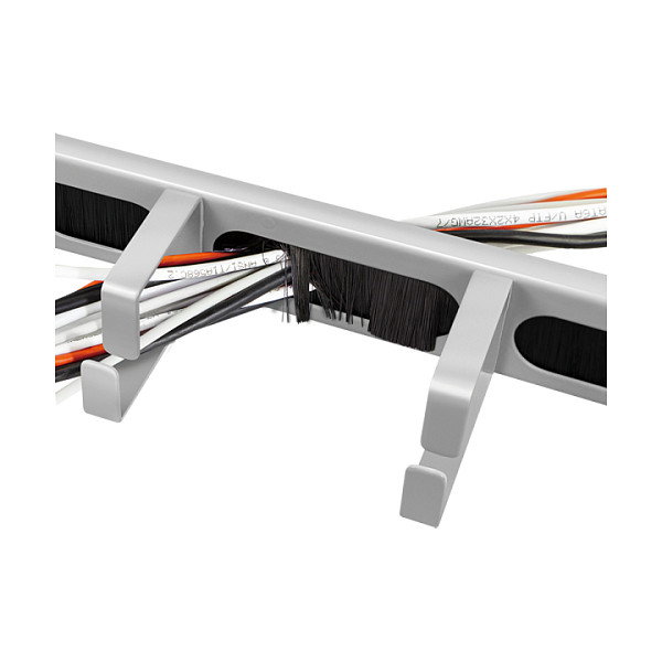 LogiLink Panel de gestión de cables 19 pulgadas 1U con 4 abrazaderas de acero Gris LogiLink Panel de gestión de cables 19 pulgadas 1U con 4 abrazaderas de acero Gris