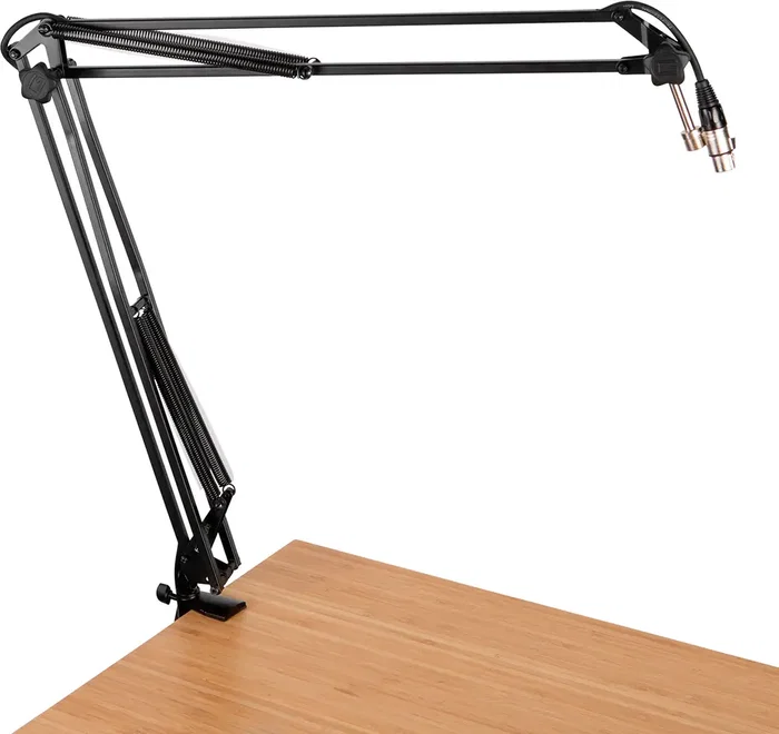 Frameworks Soporte de Microfono con Clamp/Montaje Sobremesa para Streaming y Podcasts