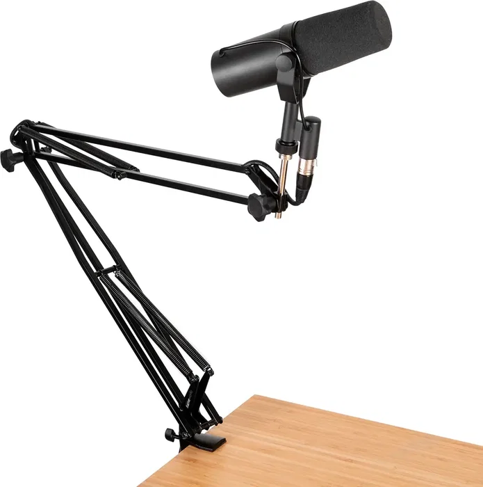 Frameworks Soporte de Microfono con Clamp/Montaje Sobremesa para Streaming y Podcasts