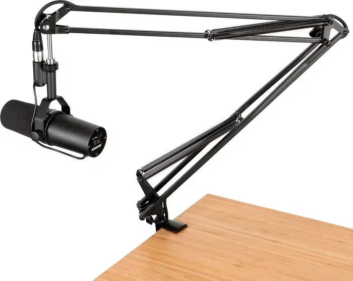 Frameworks Soporte de Microfono con Clamp/Montaje Sobremesa para Streaming y Podcasts