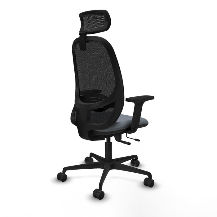 PIQUERAS Y CRESPO Silla de oficina Cilanco Gris y Negro