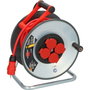 Brennenstuhl Carrete de Cable Professional Steel Core 33 m Rojo