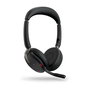 Jabra Evolve2 65 Flex - Link380a MS Stereo Auriculares Inalámbricos Híbridos con Cancelación de Ruido Activa