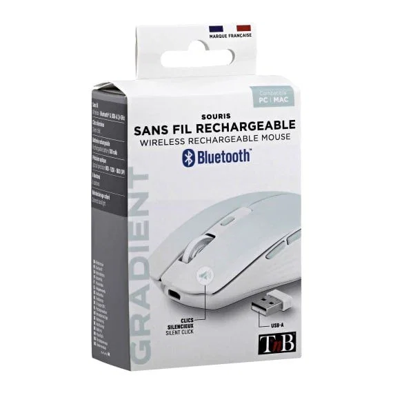 TNB Gradient Ratón Inalámbrico Recargable Dual Connect Azul TNB Gradient Ratón Inalámbrico Recargable Dual Connect Azul