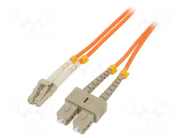 QOLTEC Cable de conexión de fibra óptica OM2 LC/UPC-SC/UPC 5m
