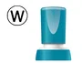 X'stamper Sello Quix Personalizable Redondo Color Negro Diámetro 20 mm q-34
