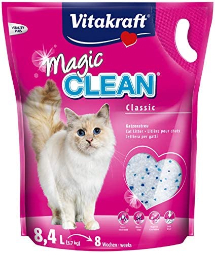 Vitakraft Magic Clean 8,4L Perlas Gel Sílice Absorbentes Antibacterianas Vitakraft Magic Clean 8,4L Perlas Gel Sílice Absorbentes Antibacterianas