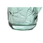 DKD Home Decor Jarra de Cristal Relieve Turquesa 1150ml