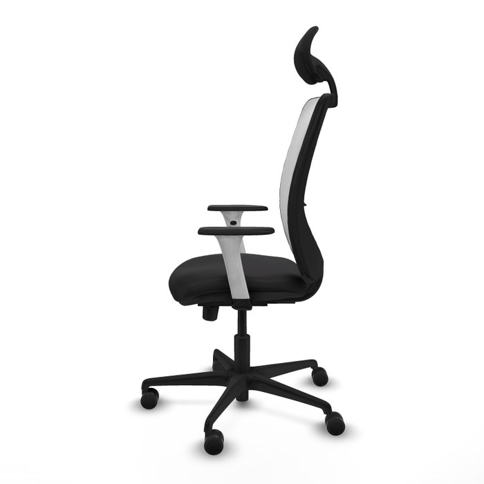 PIQUERAS Y CRESPO Silla de oficina Zulema con mecanismo Sincro/Traslack Negro y Blanco PIQUERAS Y CRESPO Silla de oficina Zulema con mecanismo Sincro/Traslack Negro y Blanco
