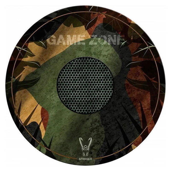 Woxter Stinger Floorpad - Alfombra Gaming Protector de Suelo para Sillas con Ruedas, 120 cm, Diseño Camuflaje, Base Antideslizante
