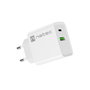 Natec Ribera Cargador USB-A y USB-C 20W Blanco