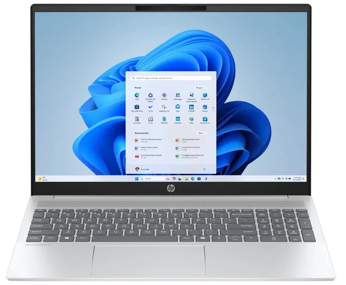 HP OmniBook 5 - Portátil 16" Ryzen AI 5 8540U | 16GB RAM | 512GB SSD | Windows 11 Home | Plata Glaciar