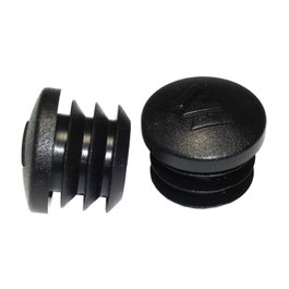 Ergotec Tapa de Manillar Hornbar 17 mm Negro (2 Unidades)