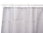Berilo Cortina de Baño Poliester Gris con Puntos 180x180 cm (Set de 12)