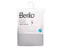 Berilo Cortina de Baño Poliester Gris con Puntos 180x180 cm (Set de 12)