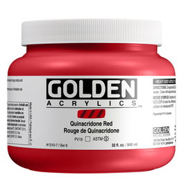 Golden Heavy Body Rojo Quinacridona 946 ml