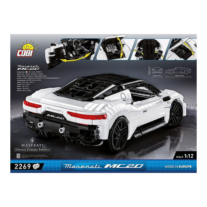 Cobi Maserati MC20 Kit de Construcción de Coche de Colección para Adultos