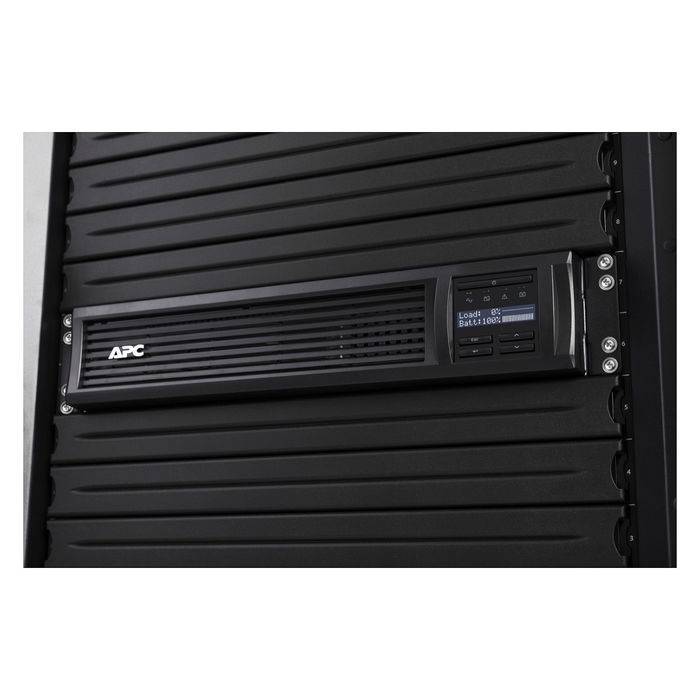 APC SMT750RMI2UC Smart-UPS Rack 2U 750VA 500W Line-Interactive, Onda Sinusoidal Pura, 4 Salidas AC, Batería Hot-Swap, Montaje en Rack