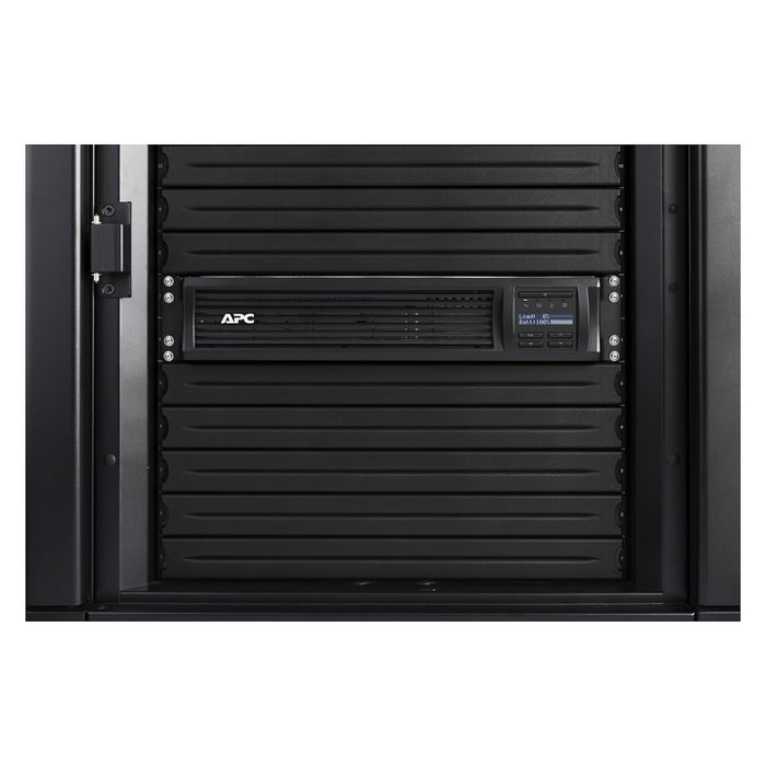 APC SMT750RMI2UC Smart-UPS Rack 2U 750VA 500W Line-Interactive, Onda Sinusoidal Pura, 4 Salidas AC, Batería Hot-Swap, Montaje en Rack