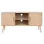 DKD Home Decor Mueble TV Paulownia MDF 120x40x60 Natural