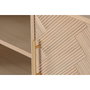 DKD Home Decor Mueble TV Paulownia MDF 120x40x60 Natural