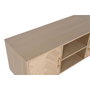 DKD Home Decor Mueble TV Paulownia MDF 120x40x60 Natural