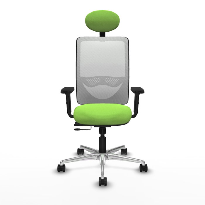 PIQUERAS Y CRESPO Silla de oficina Zulema Pistacho y Blanco PIQUERAS Y CRESPO Silla de oficina Zulema Pistacho y Blanco