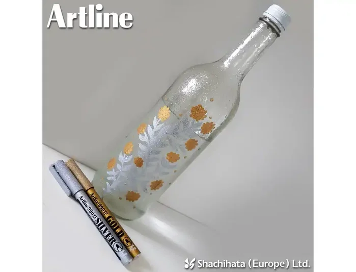 Artline EK-990 Rotulador Permanente Tinta Metálica Plata Punta Redonda 1.2 mm