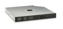 HP Drive Grabador DVD SuperMulti Slim 9.5mm - Interfaz SATA, compatibilidad multiplataforma, grabación de CD/DVD