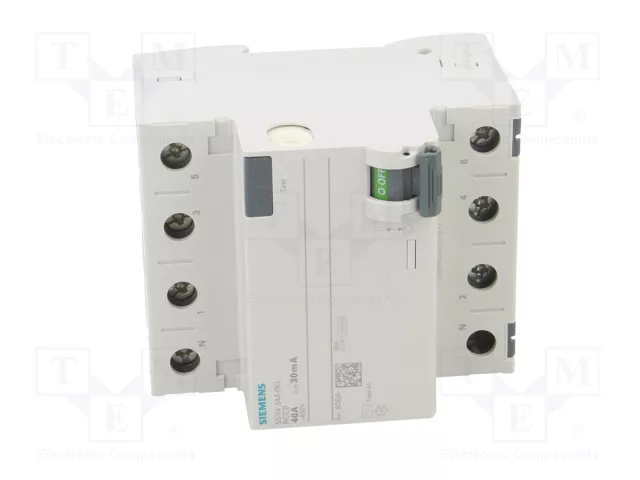SIEMENS 5SV4344-0KL Interruptor Diferencial 40A 30mA 3+N
