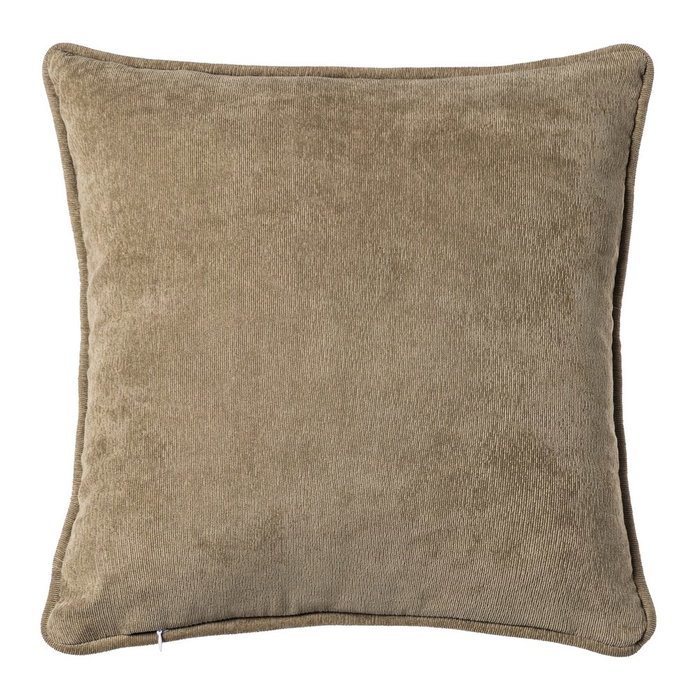 Cojín Taupe Poliester 43 X 43 cm (Set de 2)