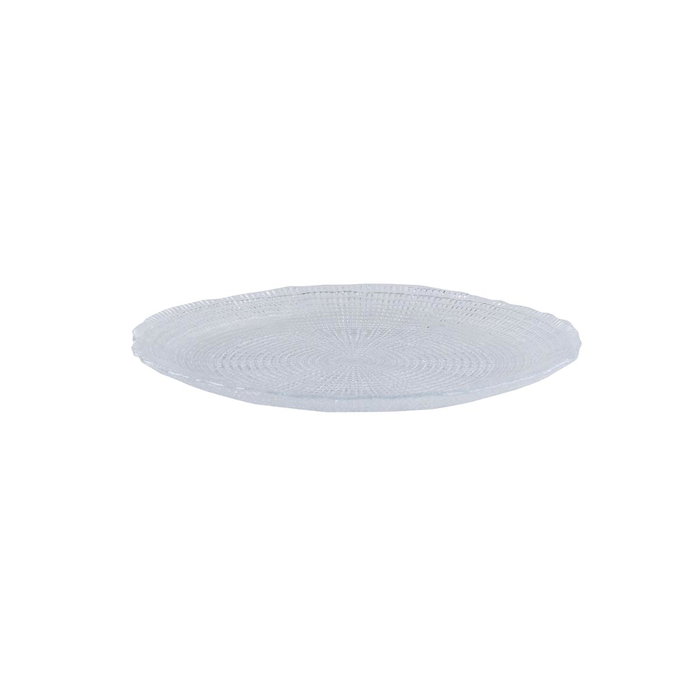 Quid Plato de Presentación Vidrio Boreal 21 cm (24 Unidades) de Color Transparente Quid Plato de Presentación Vidrio Boreal 21 cm (24 Unidades) de Color Transparente