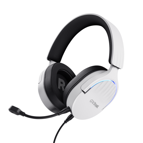 Trust GXT 490 FAYZO 7.1 Auriculares Alámbricos Blanco