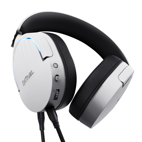 Trust GXT 490 FAYZO 7.1 Auriculares Alámbricos Blanco
