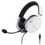 Trust GXT 490 FAYZO Auriculares Gaming 7.1 RGB USB Cable 2m Micrófono Extraíble Blanco y Negro