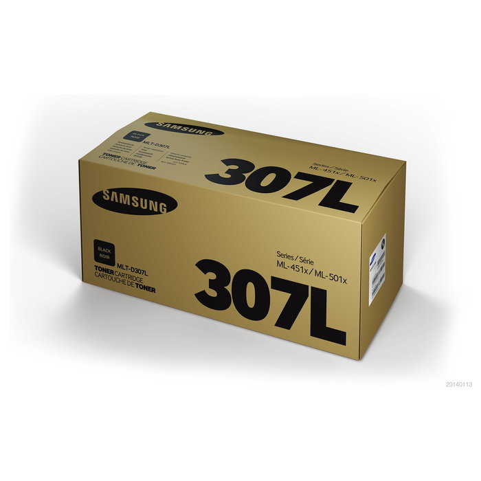 Samsung Cartucho de Tóner MLT-D307L Negro Original (SV066A) - Alto Rendimiento 15000 Páginas para HP ML-4510ND, 5010ND, 5015ND, 4512ND, 5012ND, 5017ND