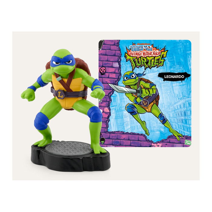 Tonies Teenage Mutant Ninja Turtles - Leonardo Figura Musical con 21 Relatos, 63 Min de Reproducción, para Toniebox, Juguete para Niños de 7+ Años Tonies Teenage Mutant Ninja Turtles - Leonardo Figura Musical con 21 Relatos, 63 Min de Reproducción, para Toniebox, Juguete para Niños de 7+ Años