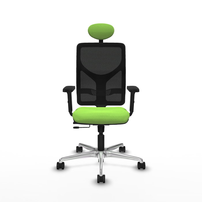 PIQUERAS Y CRESPO Silla de oficina Motilla Pistacho y Negro con Mecanismo Sincro/Traslack PIQUERAS Y CRESPO Silla de oficina Motilla Pistacho y Negro con Mecanismo Sincro/Traslack